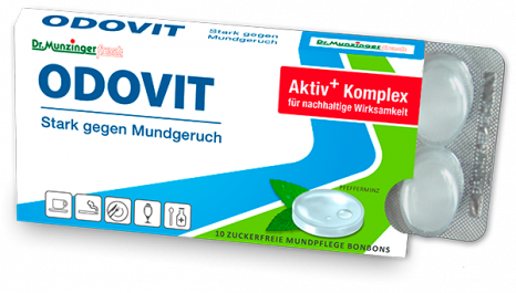 Odovit Dr. Munzinger fresh – Zuckerfreie Mundflege Bonbons
