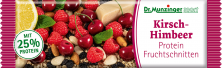 Dr. Munzinger Sport Kirsch-Himbeer Protein Fruchtschnitte